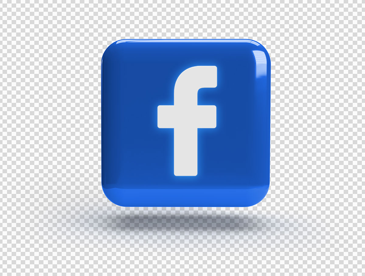 Facebook icon rendition image