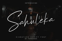 Sahuleka Signature Font