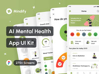 Mindify - AI Mental Health App UI Kit