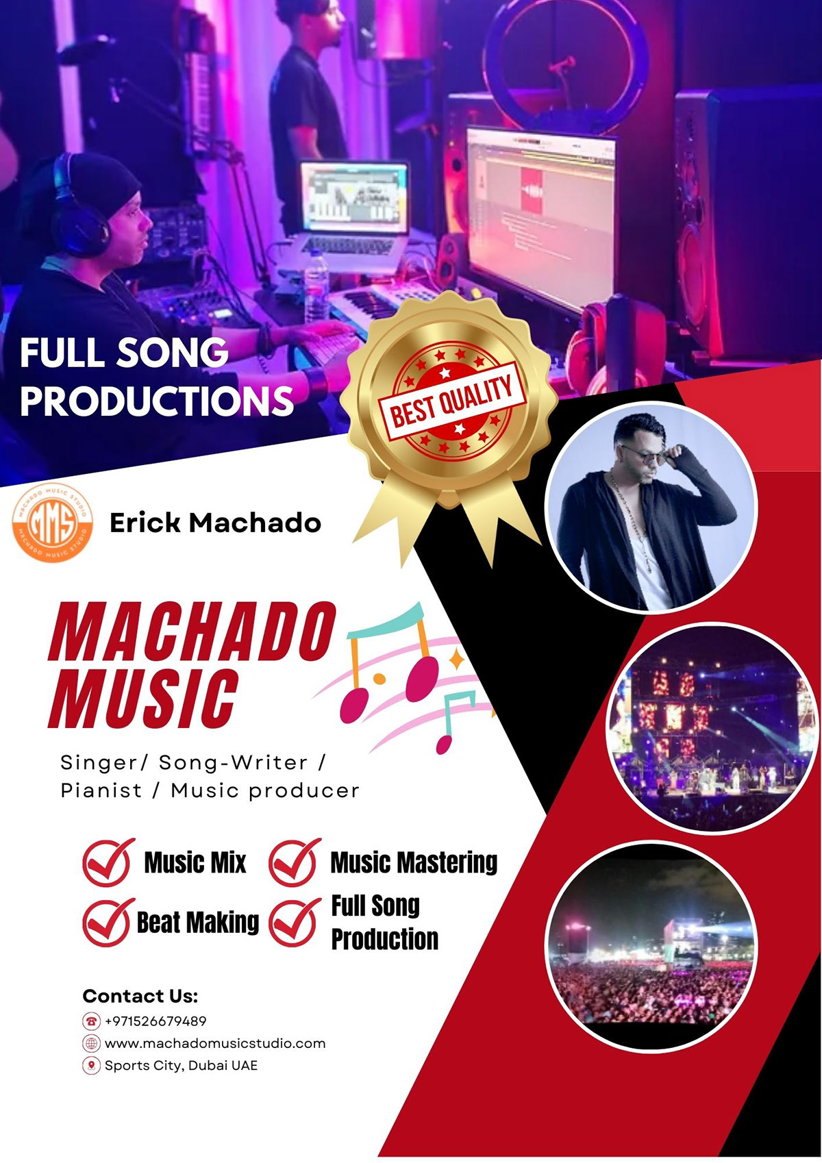 Machado Music Studio rendition image