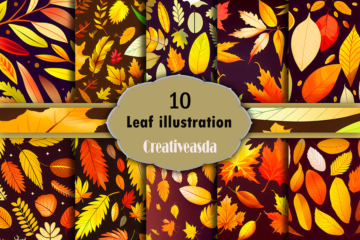 Leaf Autumn Paper Art illustrations rendition image