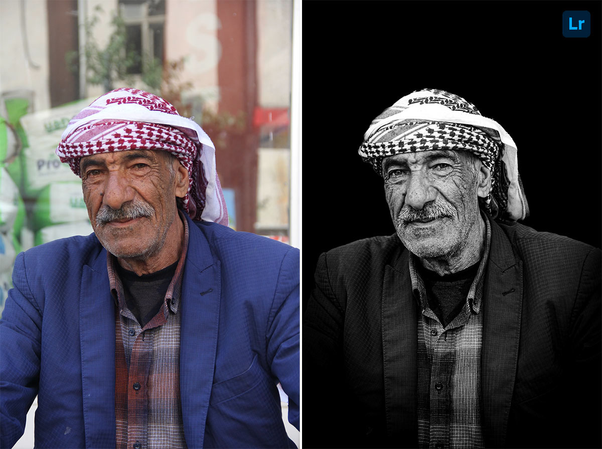 Portre edit photoshop lightroom