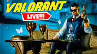 Free to use Valorant LIVE Thumbnail with PSD