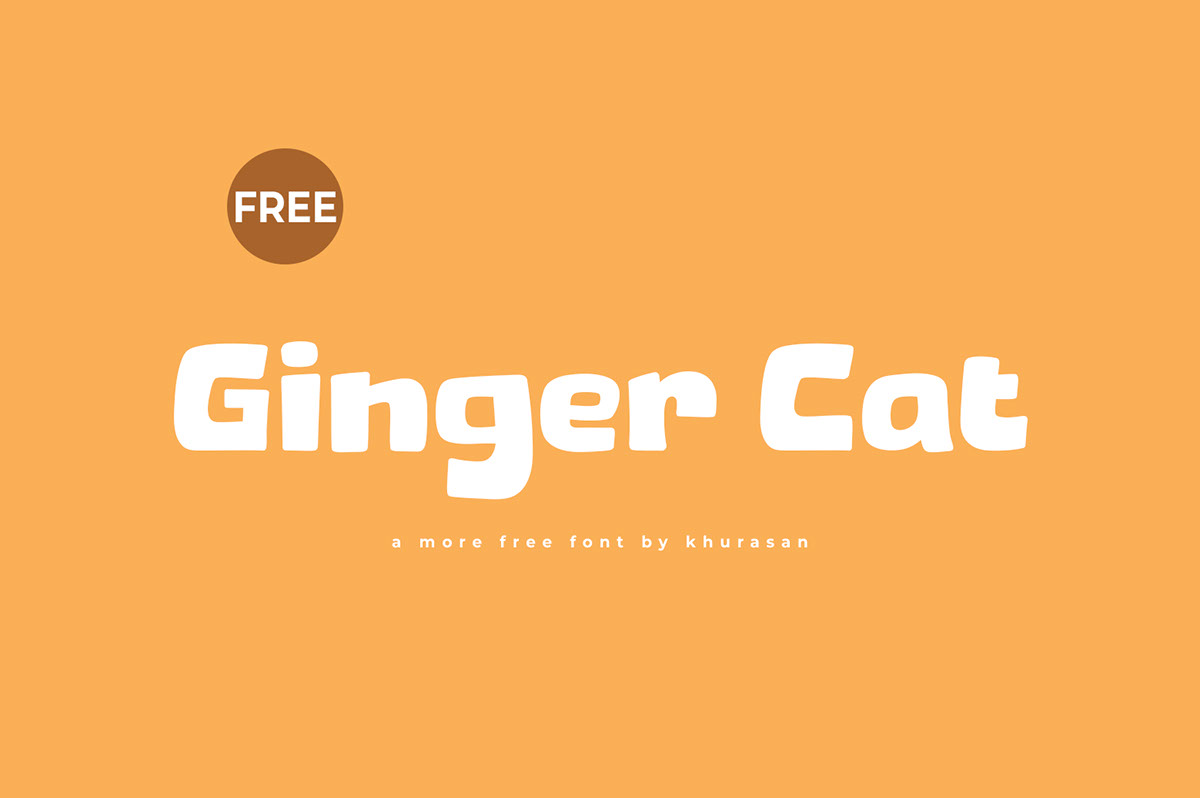 Ginger Cat Font rendition image