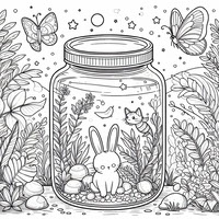 magic jars mini coloring pages