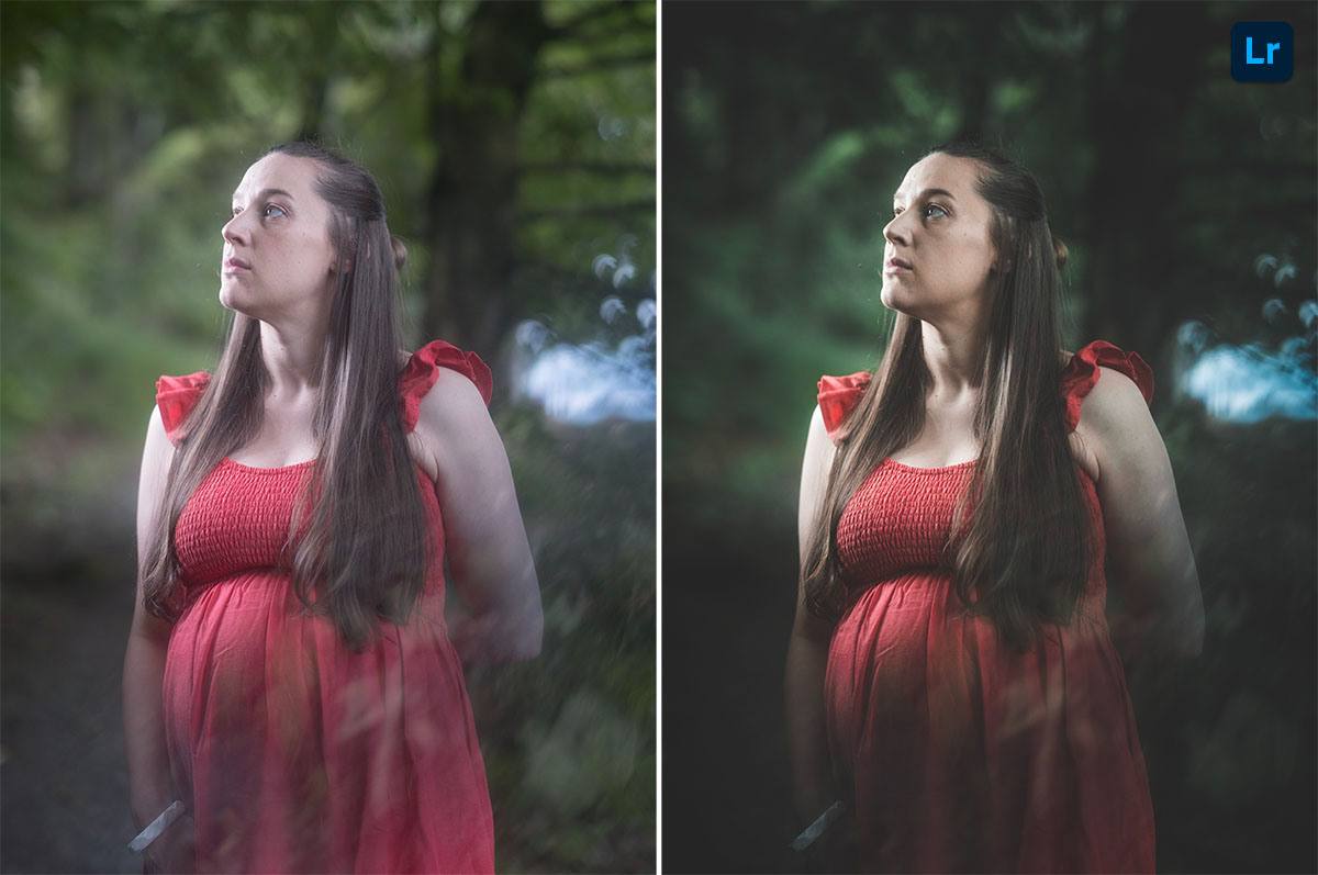 Pregnant Lady In Forest | Edit | Photoshop Lightroom