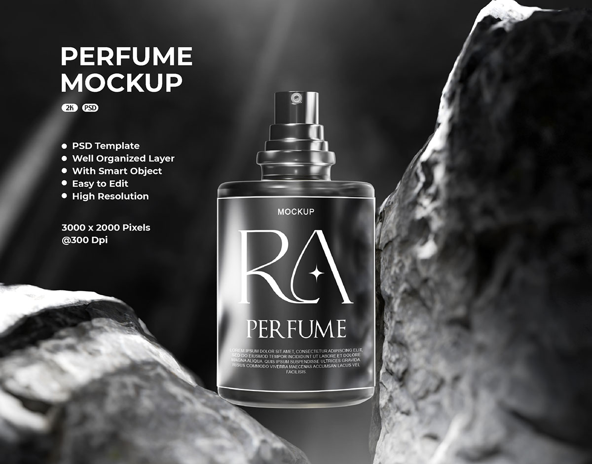 Perfume Mockup rendition image