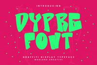 Dypre Graffiti Display Typeface