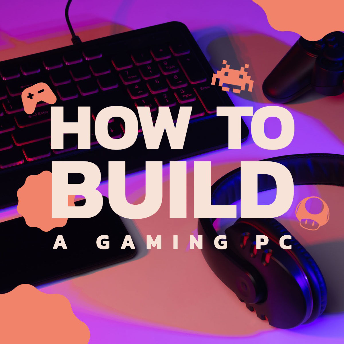Pink & Black How to Build a Gaming PC Pinterest Post HOW TO BUILD A GAMING PC