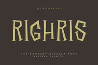Righris Fantasy Display Font