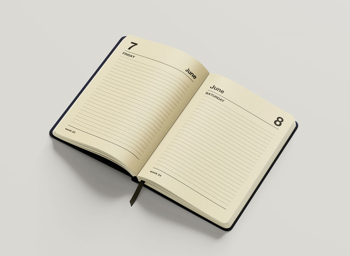 New Year Goal Notebook 5 rendition image