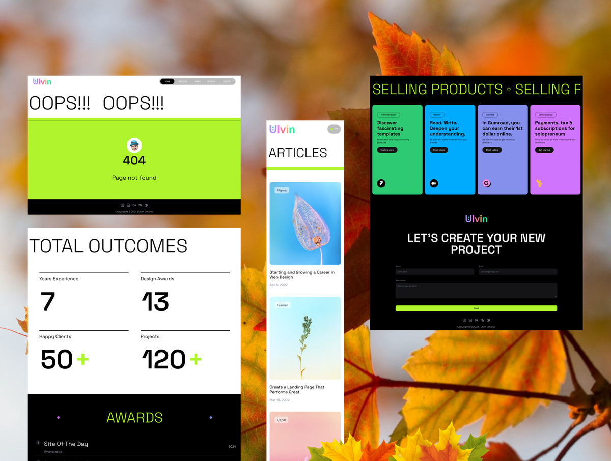 Framer Portfolio Template for Product UX UI Designers on Behance :: Behance