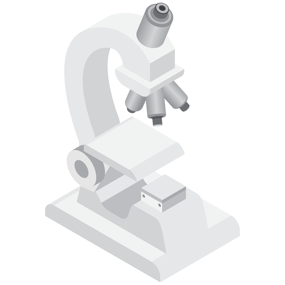 Isometric Microscope rendition image