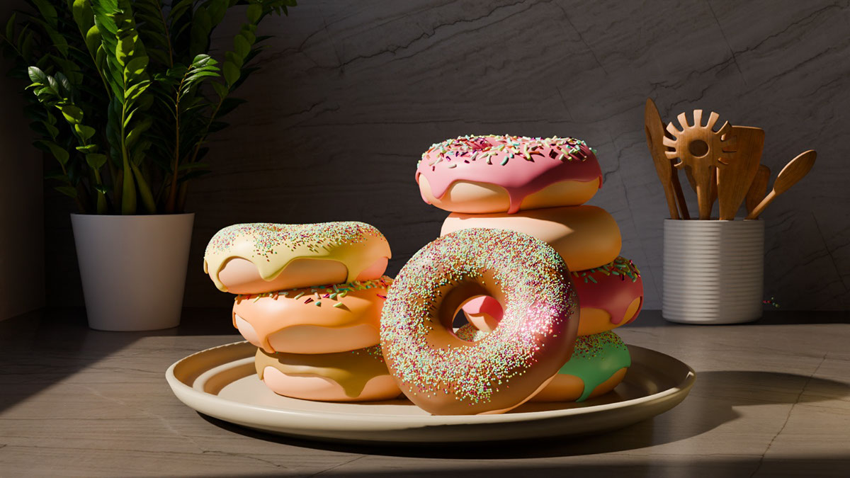 Donut Model rendition image