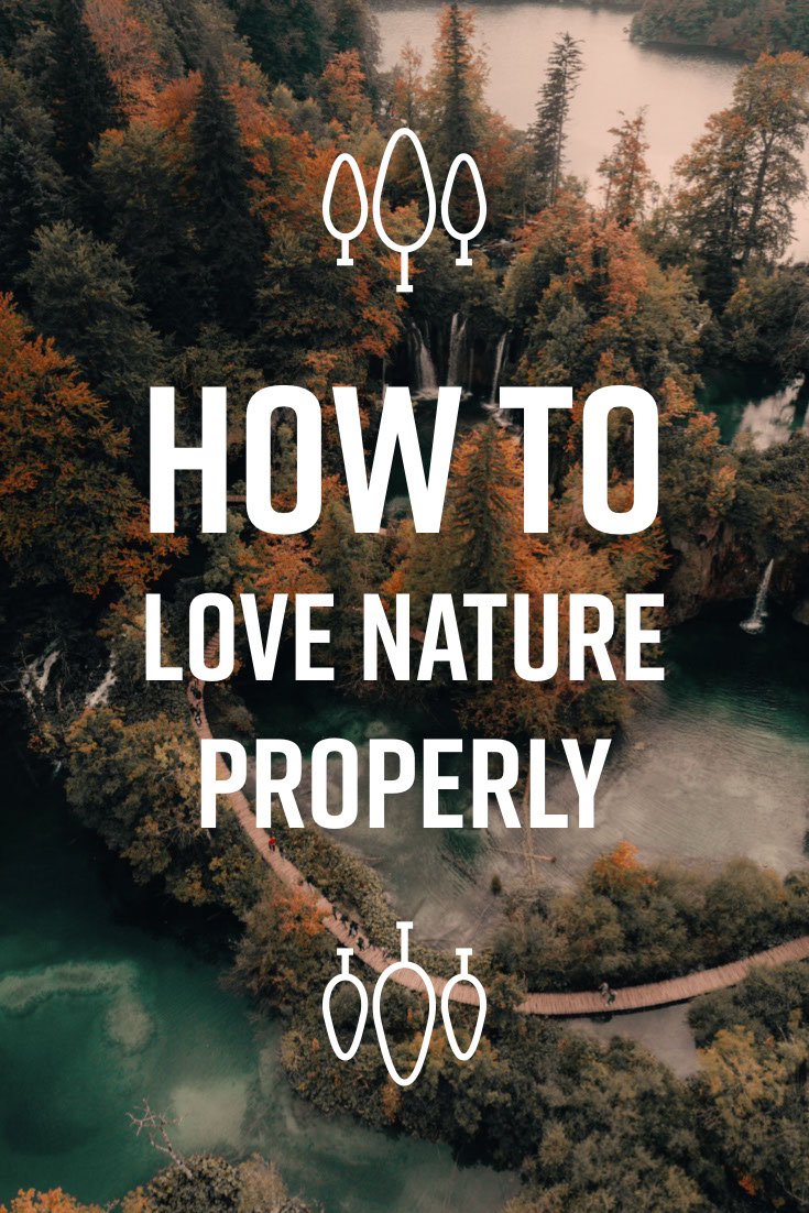 Brown and Green How to Love Nature Pinterest  How to love nature properly