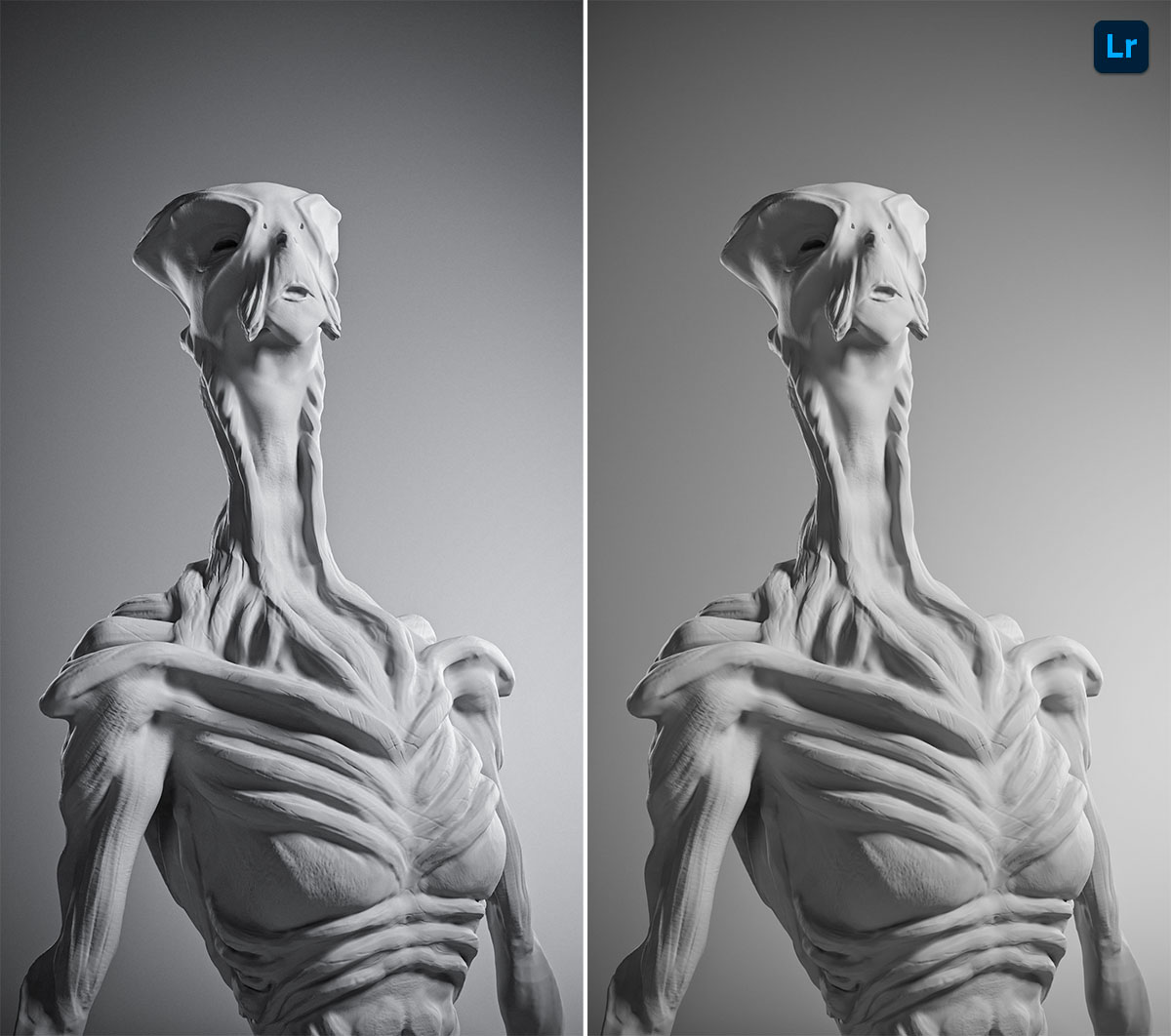 Alien model Zbrush | Edit | Photoshop Lightroom