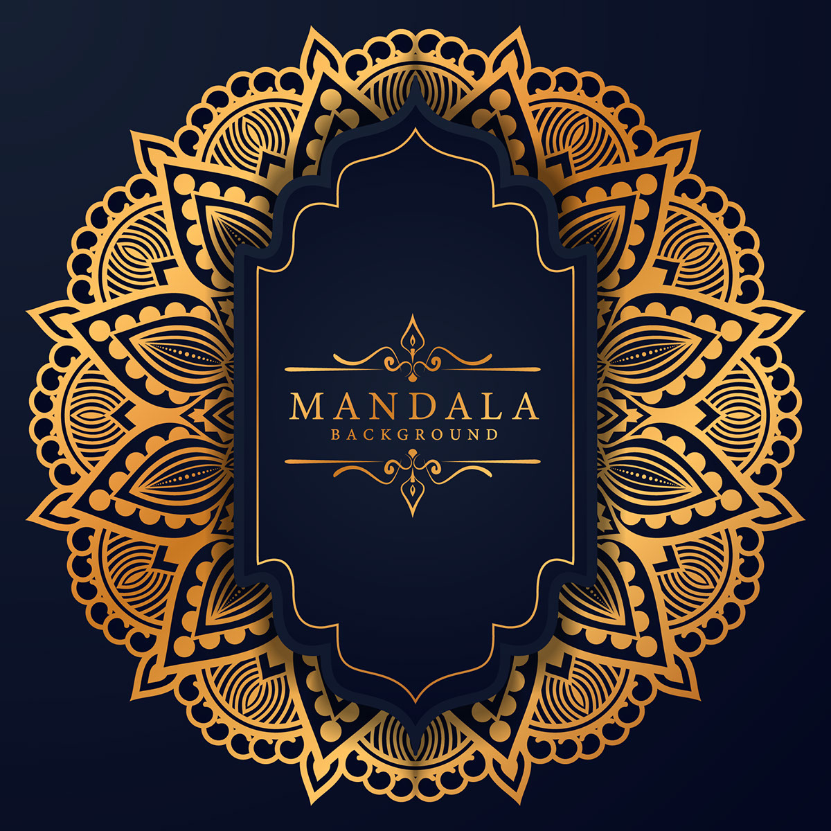 Floral luxury mandala background arabesque style rendition image