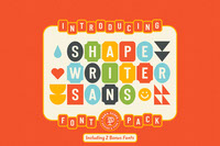 Shape Writer Sans - Font Pack