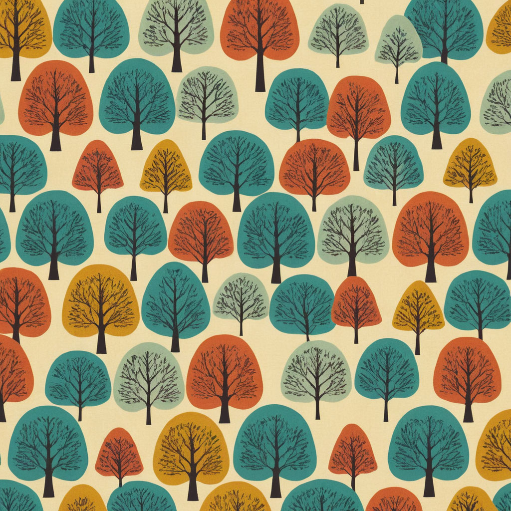 Trees pattern on Behance :: Behance