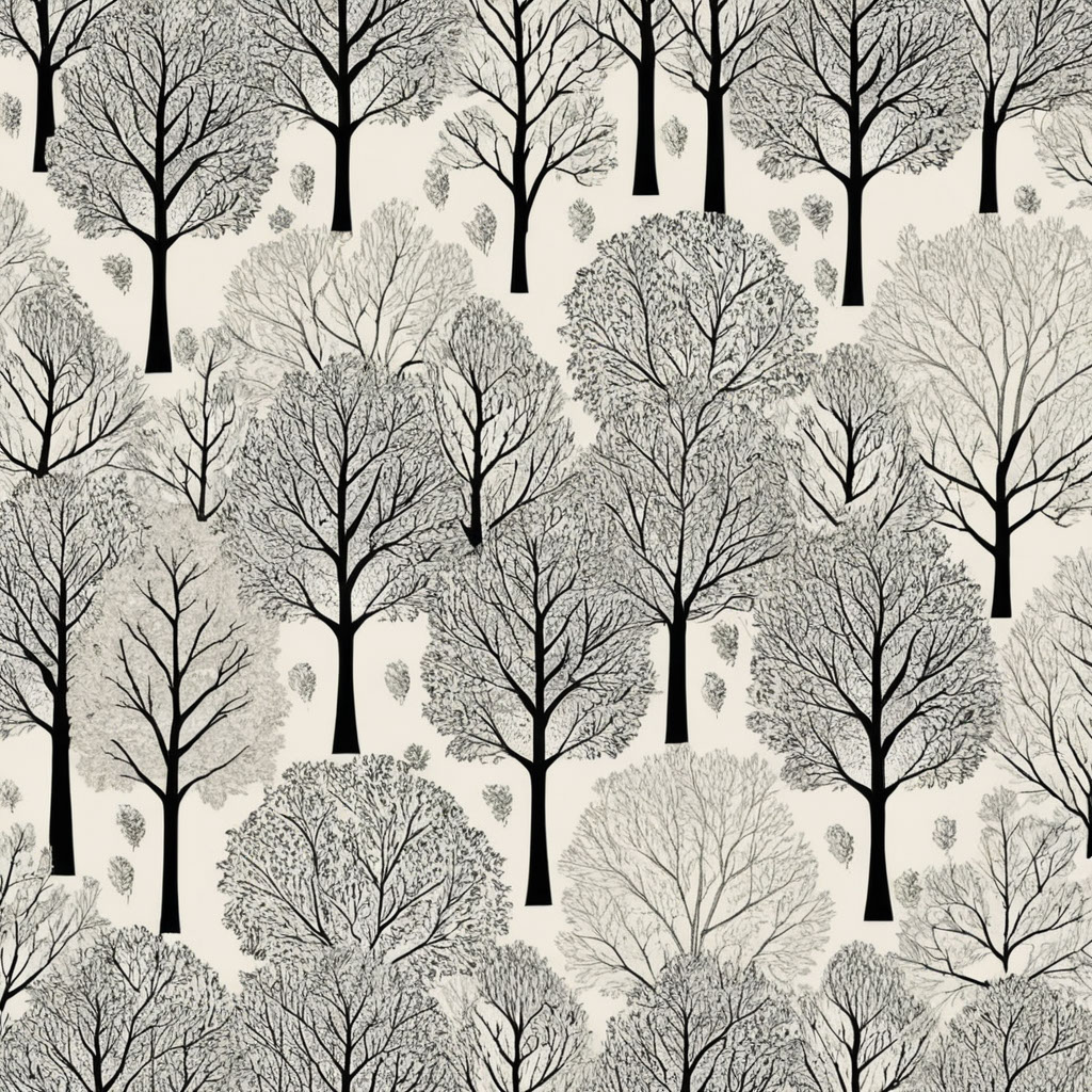 Trees pattern on Behance :: Behance
