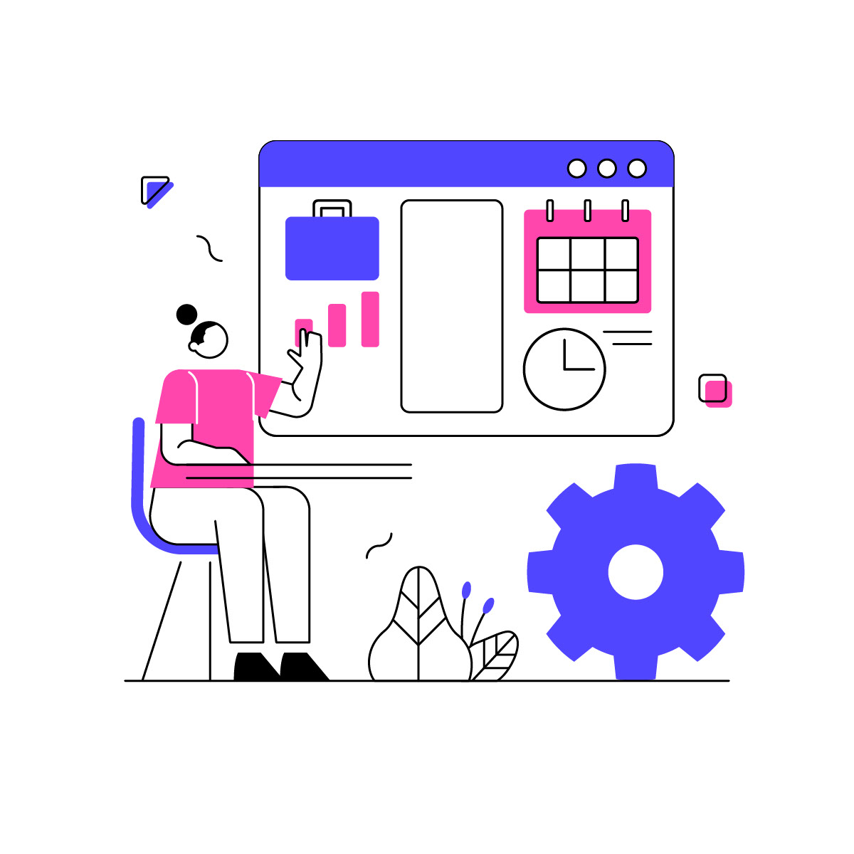 Project Management Company Vector Project Management Vector Illustrations on Behance :: Behance