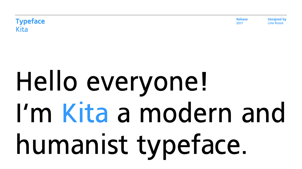 Kita - Humanist Sans-Serif rendition image