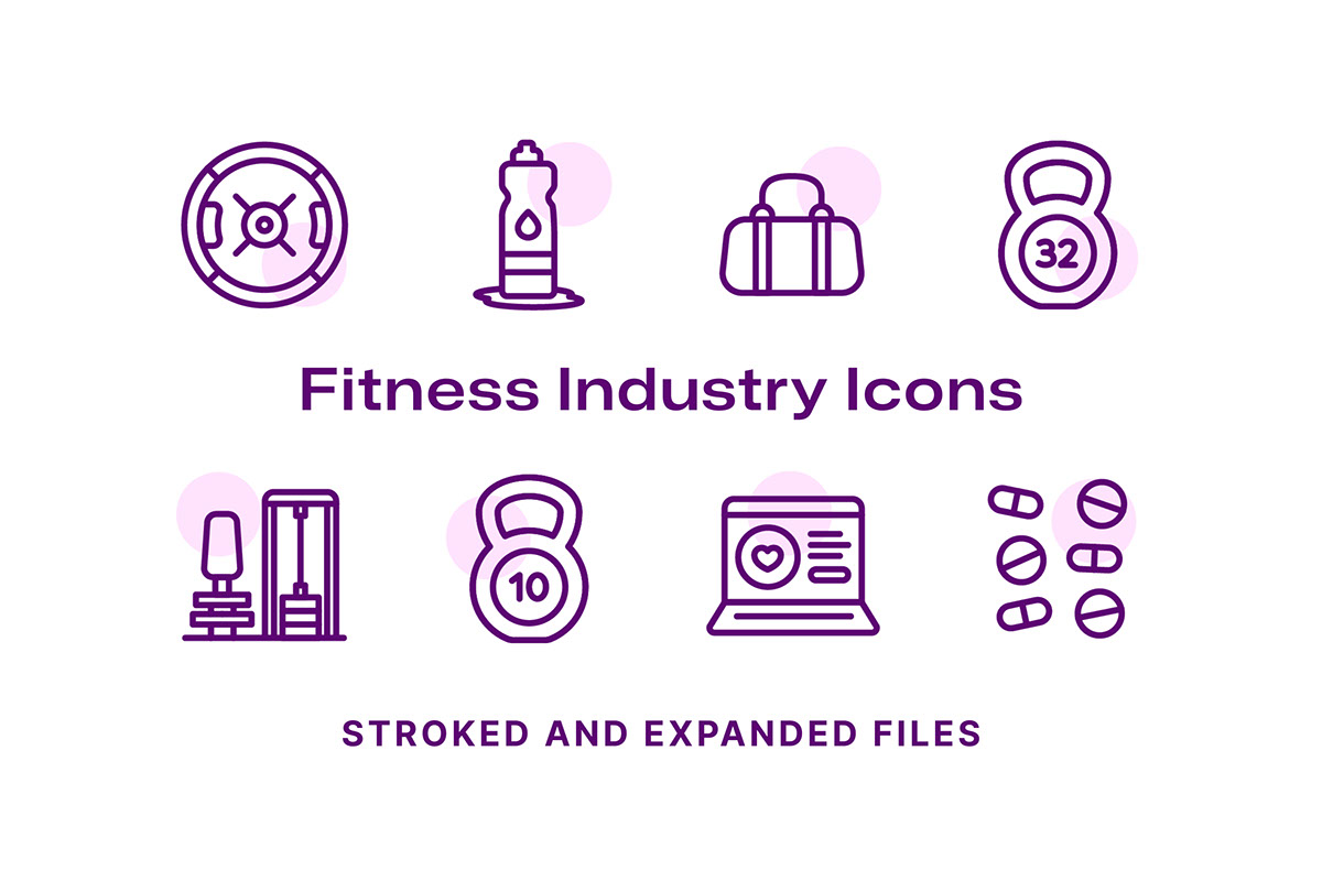 Fitness-Icons rendition image