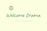 Welcome Drama Font