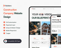 Builders  Construction Company website design