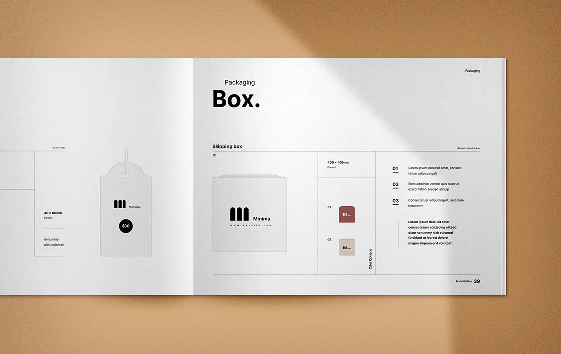 catalogue brand guidelines rendition image