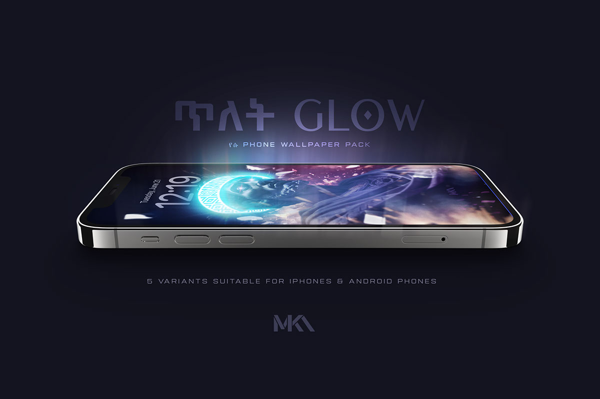 His Tilet Glow Wallpaper Pack By Mika rendition image
