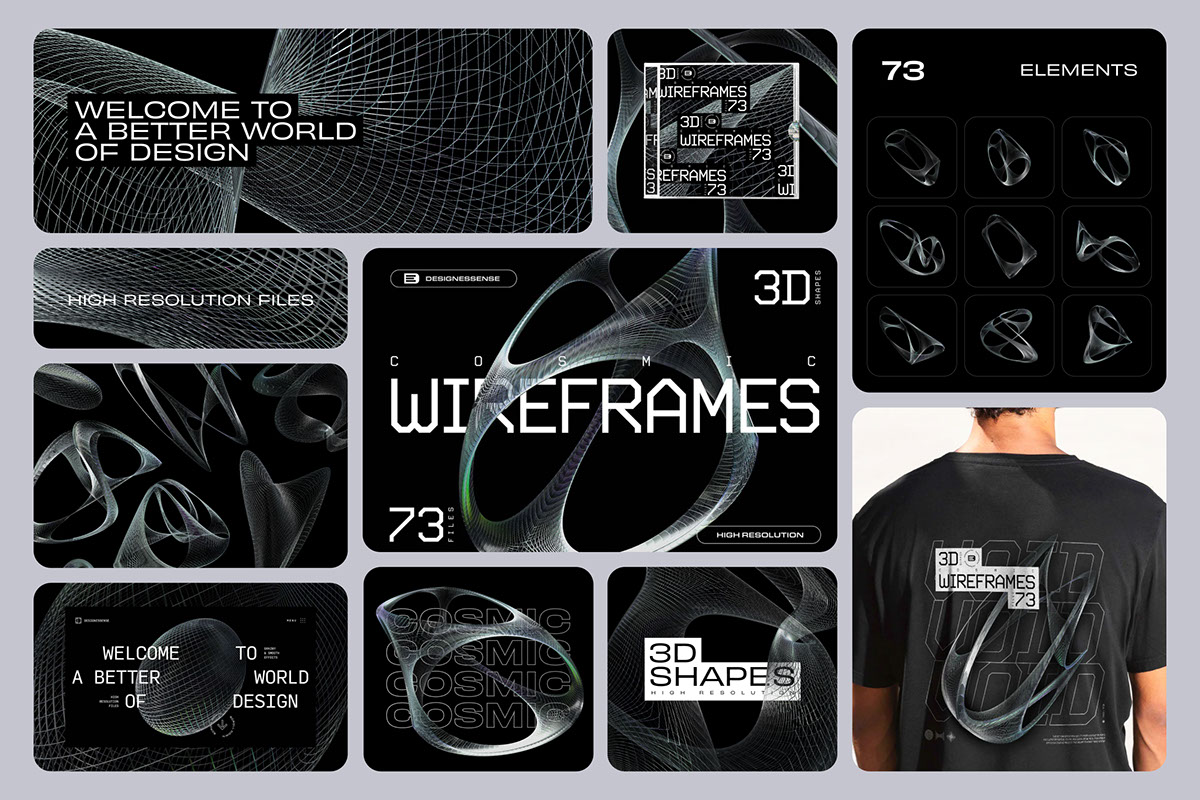 Chrome 3D Bundle on Behance :: Behance