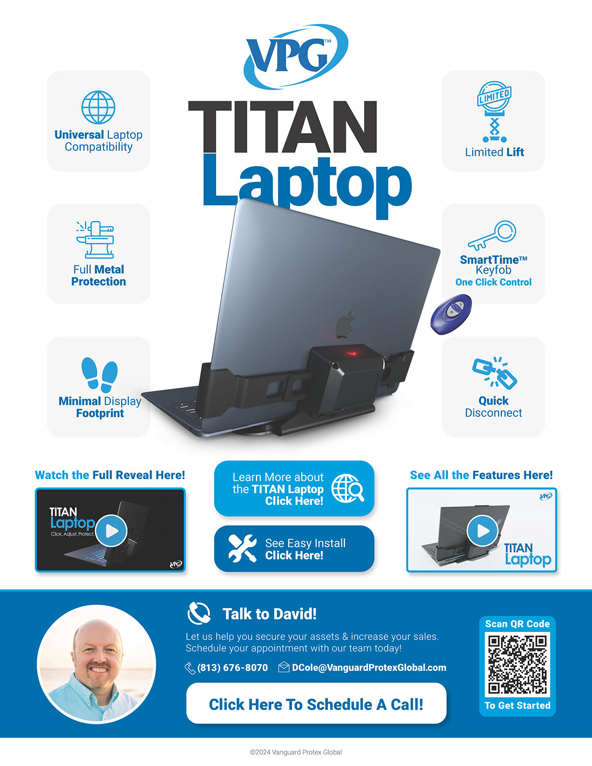 TITAN Laptop Features Sheet rendition image