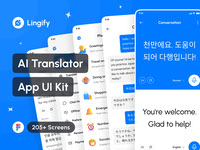 Lingify - AI Translator App UI Kit