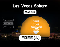 Las Vegas Sphere Mockup