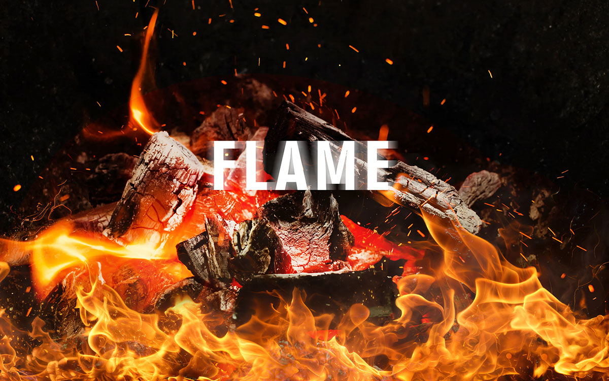 Flame rendition image