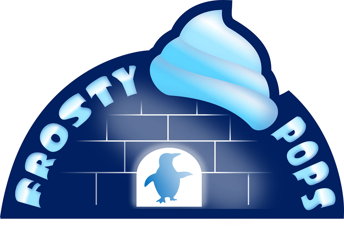 Frosty pops logo rendition image