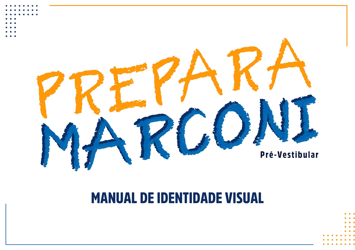 MANUAL DE IDENTIDADE VISUAL - PREPARA MARCONI rendition image
