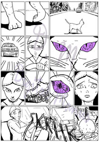 The cat with purple eyes pag 1 Version 1