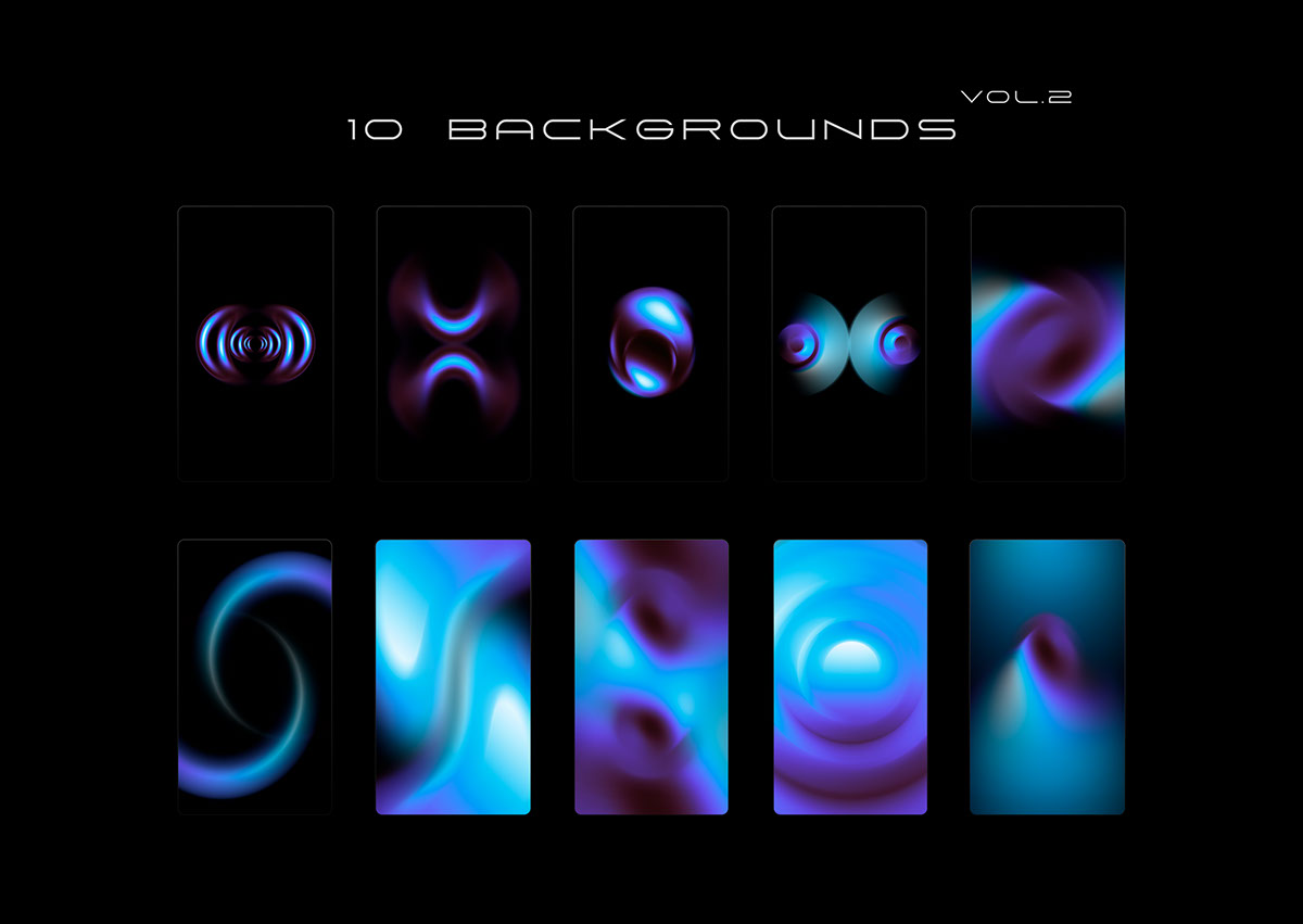 Full pack 10 png and 30 backgrounds rendition image