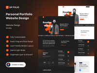 Personal Portfolio Landing Page UI Design :: Behance