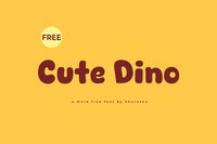 Cute Dino Font