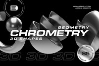 DOWNLOAD - CHROMETRY Geometry 3D Shapes by Designessense