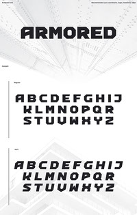 Armored Font
