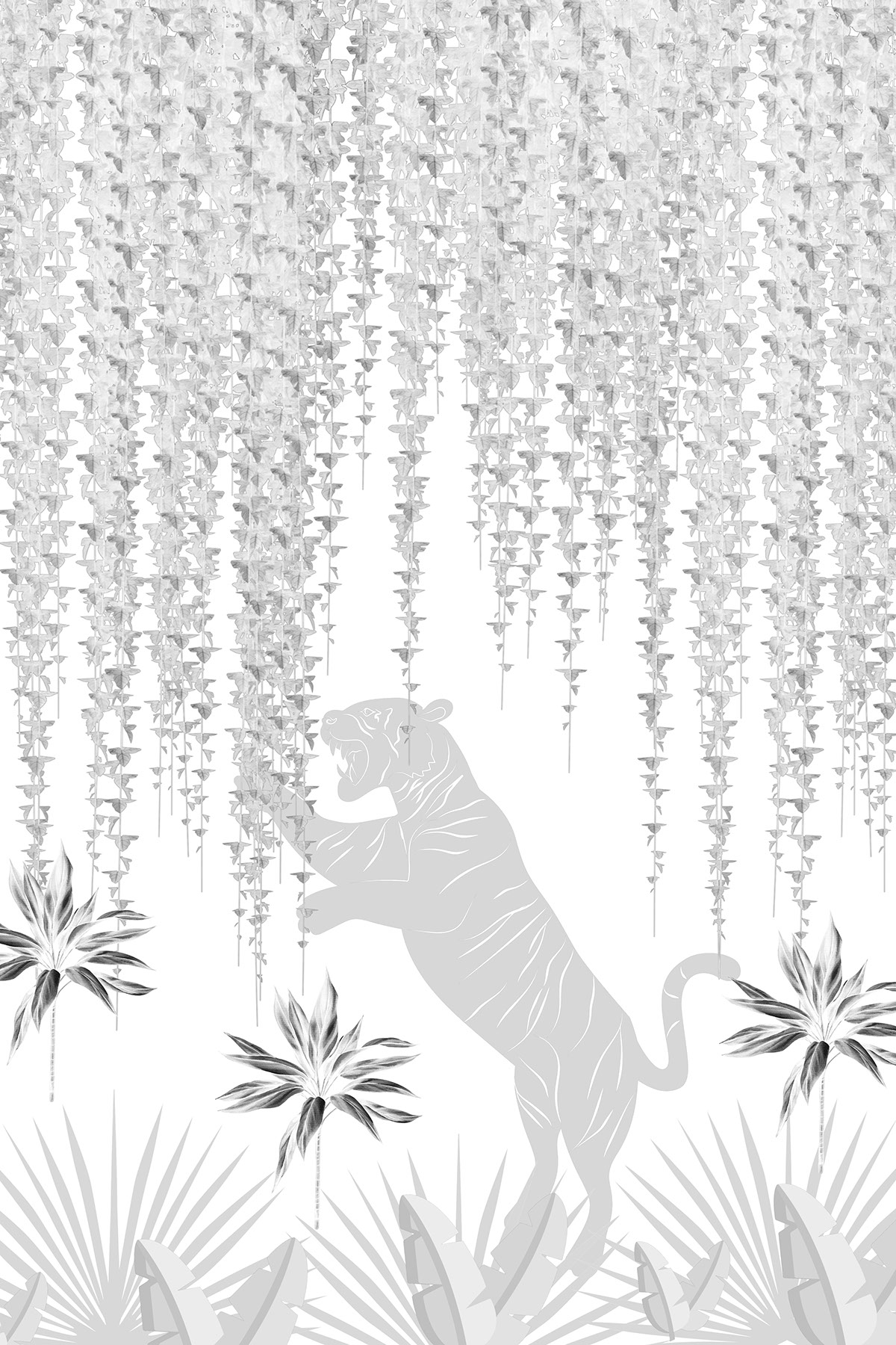 TigerJungle_ColoringPage rendition image