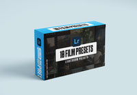 10 FILM Lightroom Presets Pack for Photography Colour Grading
