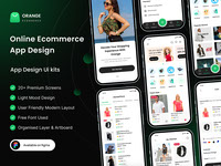 Online E-commerce Shop Mobile App UI Design