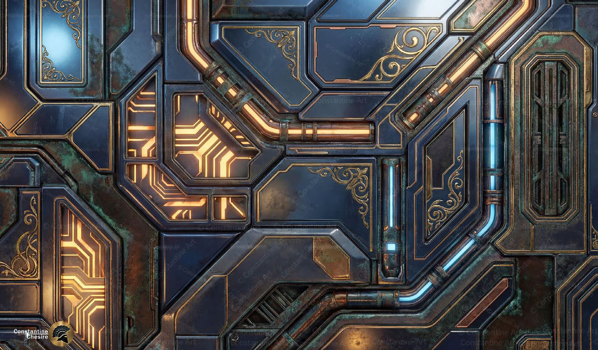 Sci-Fi Textures 9 on Behance :: Behance