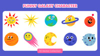 Funny Galaxy Character Set
