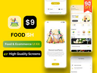 Foodish - Food - Ecommerce Mobile App UI Kit